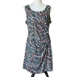 NIC+ZOE Petite Mosaic Dots Dress - Large Petite